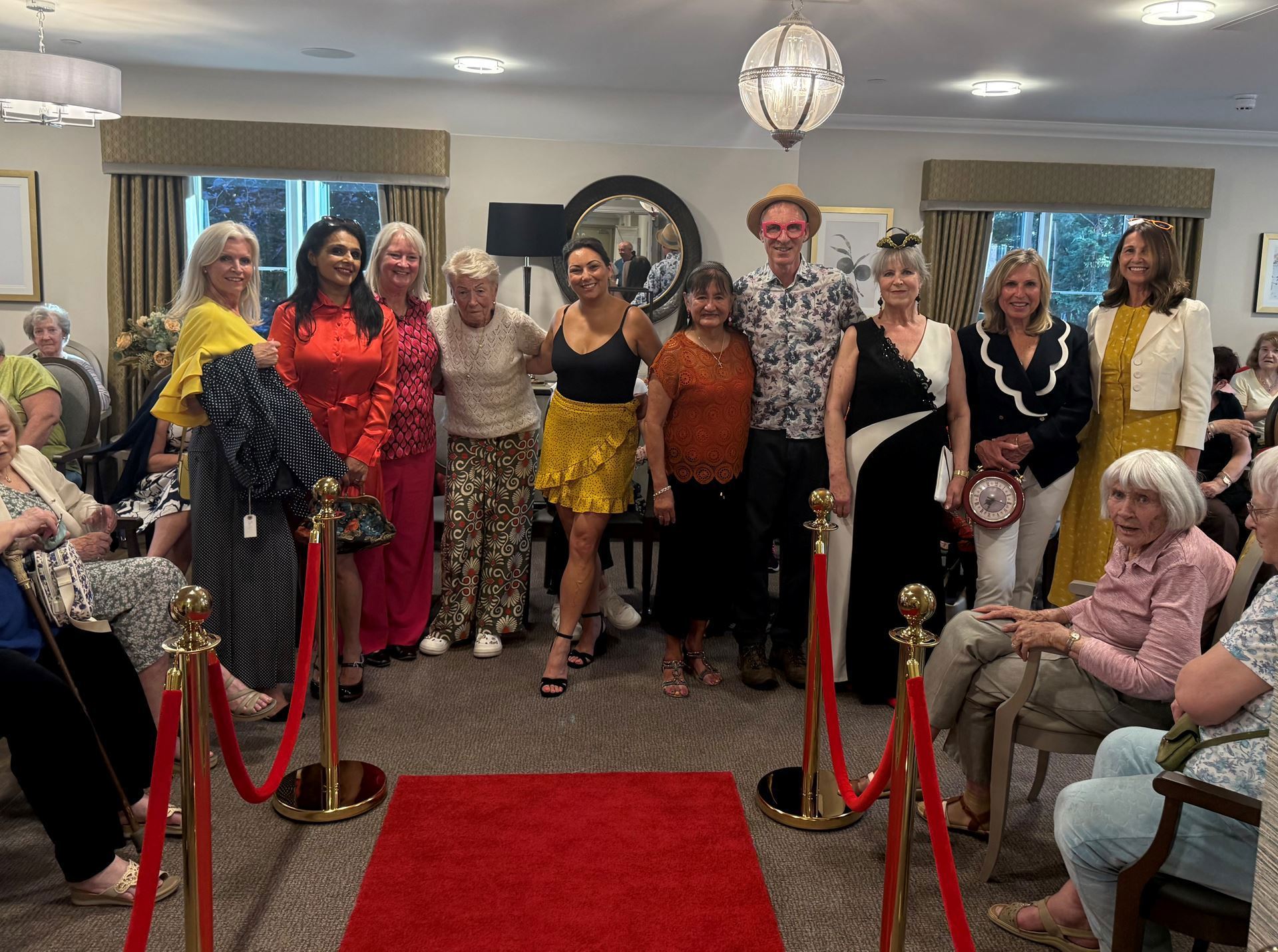 Strike a pose! Huge community turnout for West Sussex care home’s charity fashion show