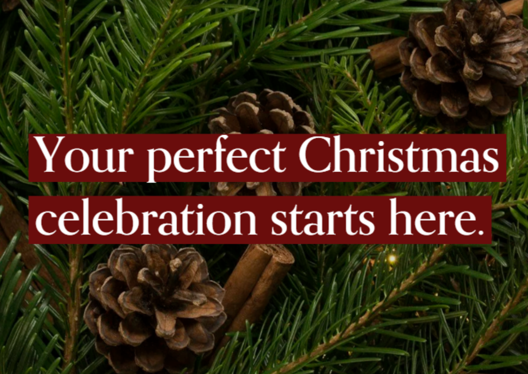 Hill Barn Golf Showcase their Christmas Party Offering